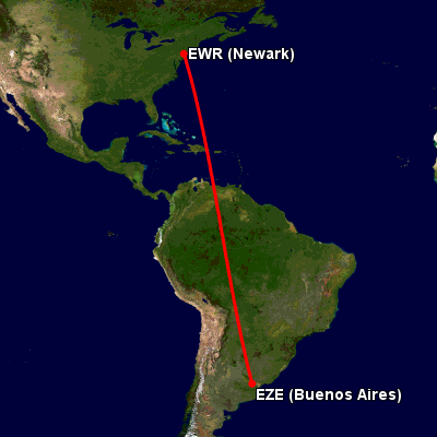 a map of the earth with a red line